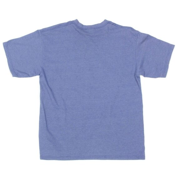 Vintage 90s Nature Butterfly Hummingbird Blue Men's T-Shirt 1999 Tee size L /056 - Picture 4 of 4